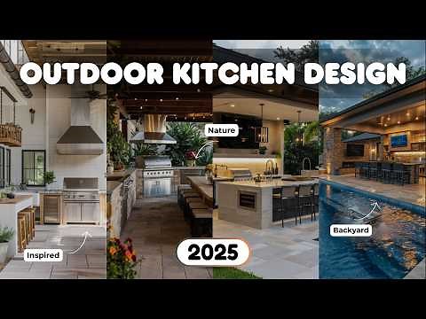150+ Outdoor Kitchen Ideas 2025 | Modern Design, DIY, and Backyard Ideas
