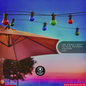 13 reactions | Our colourful string lights are the perfect addition to any outdoor area. #eurolux #partylights #stringlights | Eurolux - Lighting your way | Facebook