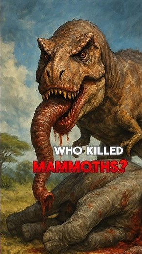 How Did Mammoths Go Extinct? #science #sciencefacts #shorts