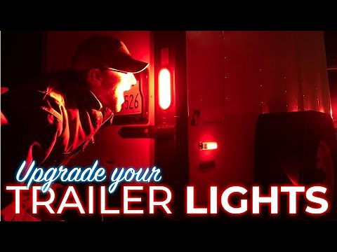 HOW TO UPGRADE TRAILER LIGHTS TO LEDS and REPLACE OLD TRAILER WIRES