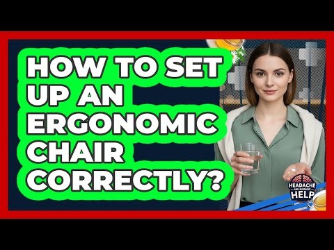 How To Set Up An Ergonomic Chair Correctly?