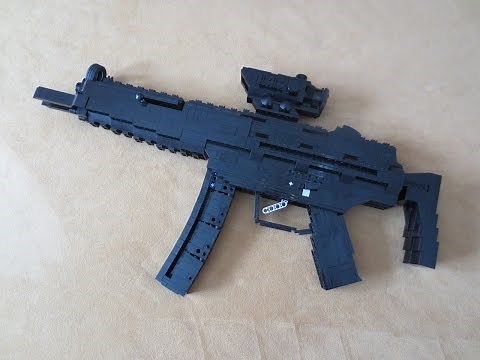 Lego: Shell Ejecting MP5 (Working) + Instructions