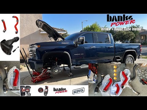 Banks Power Boost Tubes & Banks Intake on my 2022 Chevy 3500 Duramax High Country