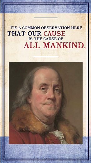 Benjamin Franklin's observations on power and liberty #AmericanRevolutionPBS