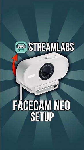 How to Setup Elgato Facecam Neo with Streamlabs! NEW 2024