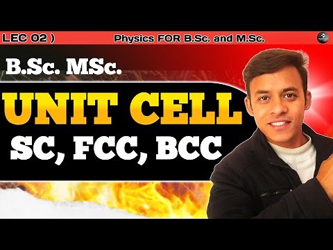 Solid state(lecture~2), Unit cell, types of unit cell. SC, FCC, BCC, Numbers of atom per unit cell.