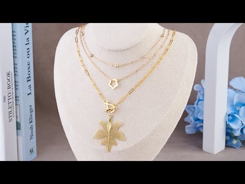 How to Use a Toggle Clasp to Make a Multi-layer Pendant Necklace | Pandahall DIY Tutorial
