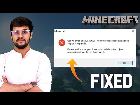 How To Fix Minecraft GLFW Error 65542 WGL The Driver Does Not Appear To Support OpenGL TLauncher