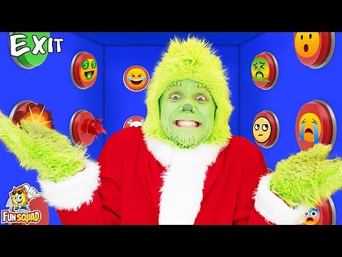 100 Mystery Button Box and the Grinch!