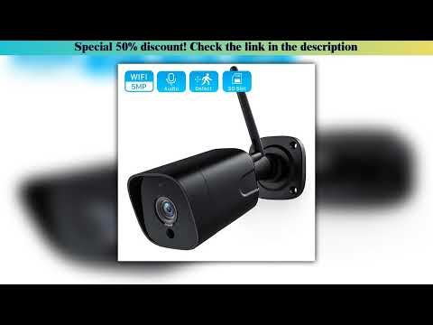 Review 5MP Wireless IP Camera Outdoor 1080P 2MP AI Human Detect CCTV Security Camera Two Way Audio•