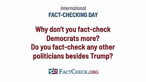 36K views · 1.1K reactions | Today, April 2, is the second annual International Fact-Checking Day. To mark the occasion, we’ve answered several questions from our readers about fact-checking -- including this one about fact-checking President Donald Trump. | FactCheck.org | Facebook