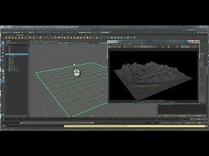 Introduction to using displacement maps in Maya and Arnold