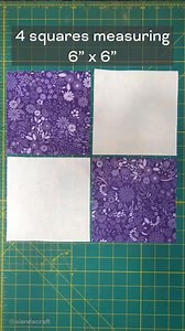 62K views · 570 reactions | Learn how to make a disappearing four patch block in this quick tutorial. This is a nice easy quilt block suitable for a beginner. Credit: Alanda Craft  Pattern: https://tinyurl.com/258qc8uj | Love USA Quilters | Facebook