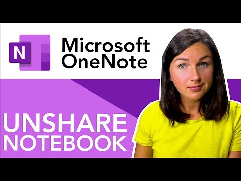 Microsoft OneNote: How to Unshare or Stop Sharing a Notebook in Microsoft OneNote with Someone