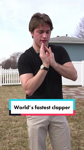 World's Fastest Clapper Sets New Record of 1140 Claps