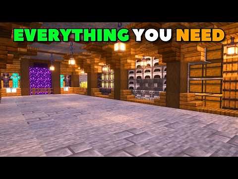Minecraft: EPIC Underground Bunker Tutorial (how to build 1.21)