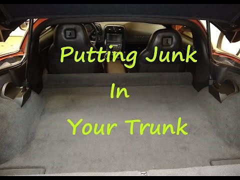 C6 vette trunk space