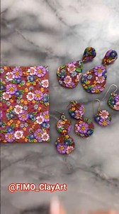 From Clay to Wow: FIMO Magic- How to Make Art with FIMO Clay #shorts #FIMOClayArt #flowers