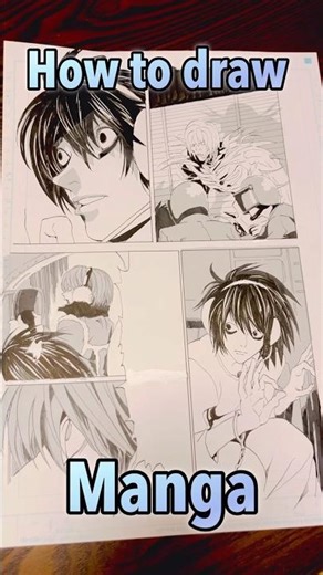 Practiced DEATH NOTE Drawing