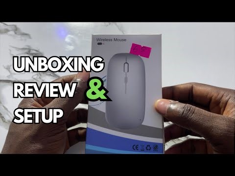 Wireless Rechargeable Mouse Review, Unboxing And Setup Guide