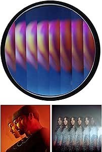 Camera Linear Filter, 67MM Prism Film Special Effects Glass Repeater Lens Repeat Multiple Images Photography Accessories for DSLR Cinematice Video and Photo, Filter Pouch Included