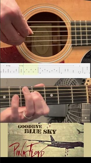 Goodbye Blue Sky: Guitar Tutorial (Acoustic Version)
