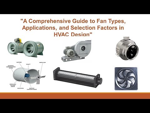 "A Comprehensive Guide to Fan Types, Applications, and Selection Factors in HVAC Design"
