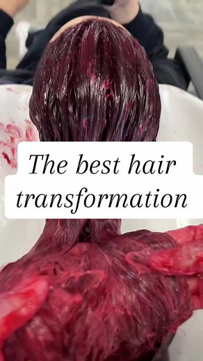 Stunning Hair Color Transformation Tutorial: Red Violet Base