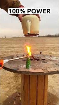 Metal Kettle Rocket Explosion Test
