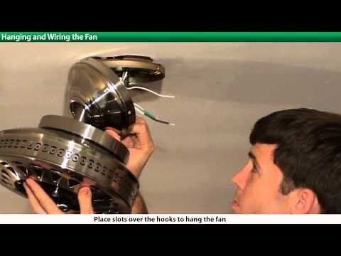 How to Install a Hunter Ceiling Fan - 2xxxx Series Models #diy #easydiy #ceilingfan