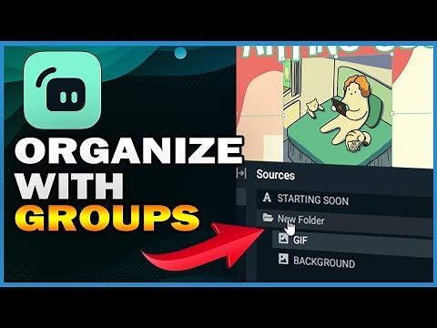 How to organize your scene sources in Streamlabs Desktop