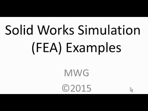 Solidworks FEA How-to