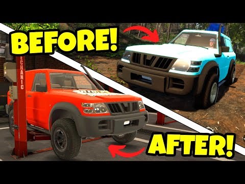 SNOWRUNNER Meets Car Mechanic Sim in This NEW GAME! (Offroad Mechanic Simulator)