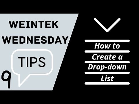9: How to create a drop-down list within an EasyBuilder Pro project - Weintek USA