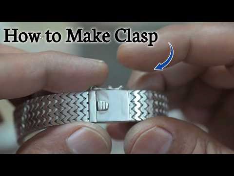 Smart Silver Bracelet Clasp 🔒 Handmade Jewelry Perfection | Gold Smith Luke