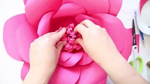 Paper Flower Backdrop - Ash and Crafts