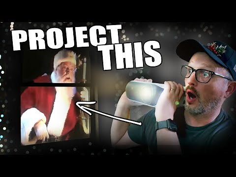 Easy Window Projection for Christmas