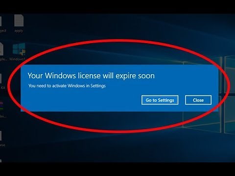 How to fix "your windows license will expire soon" on windows 10