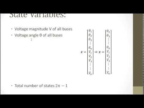 02 Power system state estimation - Basic concepts