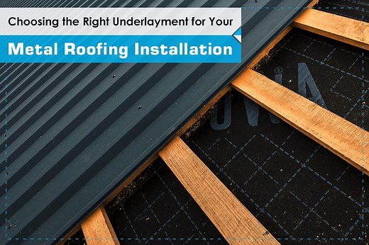 Choosing The Right Underlayment For Your Metal Roof Installation | Skywalker