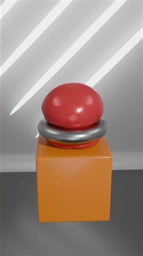 Viral 3D Animation – Rubber Ball Pressure Test #blender #asmr #satisfying #shorts