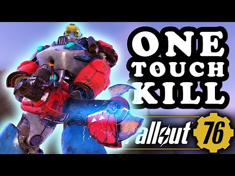 One Touch Kill! OP Auto Axe / Chainsaw Build - Fallout 76