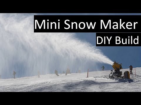 DIY Snow Maker Build
