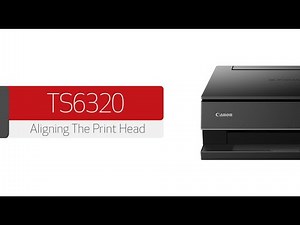 Canon PIXMA TS6320 - Aligning The Print Head