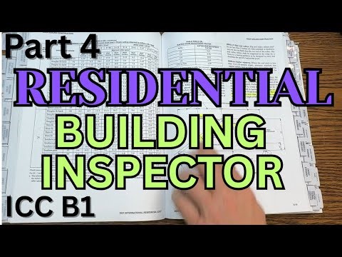 Part 4 ICC Residential Building Inspector (B1) Test Chapters 7-9 || Free online test & Commentary