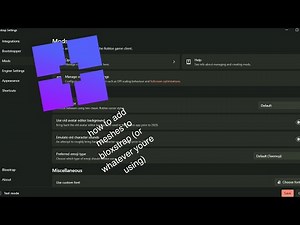 How to add meshes to your bloxstrap