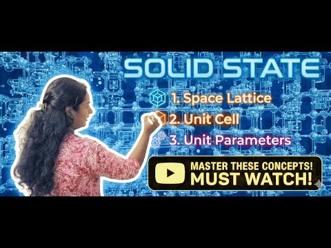 Space Lattice, Unit Cell & Unit Cell Parameters | Solid State Class 12 | NITianChemDuo #chemistry