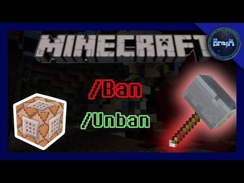 How To Ban Players With Commands In Minecraft | Xbox One, PS4, Windows 10, MCPE