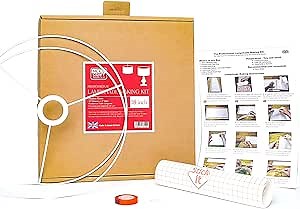 DIY Lampshade Kit – 18 Inch Easy Drum Lamp Shade Making Kit for Floor, Desk, Table Lamps & Pendants – Made in the UK – Needcraft Trusted Brand – 1 Pack