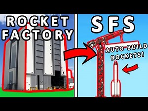 I Made a ROCKET FACTORY in Spaceflight Simulator - SFS